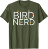 EpicWear Bird Nerd Bird Watcher Watching tshirt T-Shirt - Olive Green
