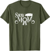 Squatch Design Show Mom Swine Show Pig Lover County Fair Gift Lt. T-Shirt - Olive Green