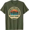 Retro Do Not Pet The Fluffy Cows Bison Clothing Bison Buffalo Vintage Style Do Not Pet The Fluffy Cows" T-Shirt - Olive Green