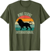 Lions Clubs Apparel We Serve Lion Apparel For International Lions Clubs Member T-Shirt - Olive Green
