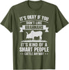 Funny Brahmans Gift for Men & Rancher Smart People Cattle Farmer - Cow Breeds Brahmans T-Shirt - Olive Green