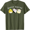 Funny anime designs Squish Hunter Cute Animals Pineapple Cow Lamb T-Shirt - Olive Green