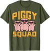 Pig Lover Shirts For Men Women Kids Pig Lover Piggy Squad Hog Farmer Crew Swine Women Men Kids T-Shirt - Olive Green
