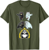 Wowsome! Panda Fusion Funny Panda Bear Lovers T-Shirt - Olive Green