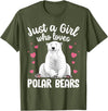 Polar Bear Gift Polar Bear Accessories & Stuff Best Polar Bear Design For Men Women Arctic Polar Bear Lover T-Shirt - Olive Green