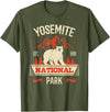 Yosemite Bear Lovers Gifts Yosemite National Park Vintage Gift T-Shirt - Olive Green