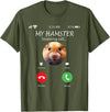 Funny Hamster Meme T-Shirt - Olive Green