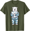 Polar Bear Gift Polar Bear Accessories & Stuff Cute Polar Bear Art for Men Women Kids Arctic Polar Bear T-Shirt - Olive Green