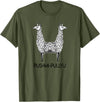 Pushmi-Pullyu Llama Funny Alpaca Llama Style, Pushmi-Pullyu Yoga T-Shirt - Olive Green