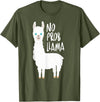 CuisineDuCool Cute No Prob Llama - No Probllama T-Shirt - Olive Green
