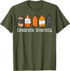Guinea Pig Shirts For Men Women Kids Gift Guinea Pig Breeds Celebrate Diversity Cavy Men Women Kids T-Shirt - Olive Green