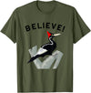 Birdwatching Gifts for Birders Endangered Ivory-Billed Woodpecker T-Shirt - Olive Green