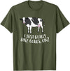 Cute Cow Animal Gifts Cattle Cow Farmer Gift I Just Really Like Cows, Ok? T-Shirt - Olive Green