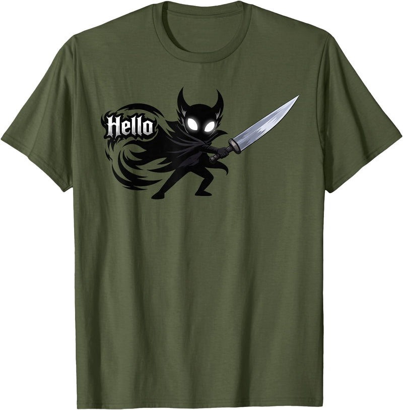 Hello Knight Costume T-Shirt - Olive Green