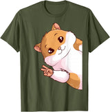 Hamster Children Girls Boys T-Shirt - Olive Green