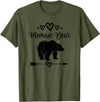Homewise Shopper Memaw Memaw Bear Grandmother T-Shirt - Olive Green
