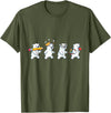 Cute Polar Bear Lovers First Day of School Costume Funny Polar Bear Back to School Teacher Student T-Shirt - Olive Green