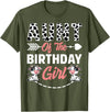 Funny Cow Birthday Family Matching Tee Aunt Of The Birthday Girl Cow Birthday Farm Animal T-Shirt - Olive Green