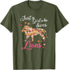 Just a girl who loves lions T-Shirt - Olive Green