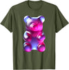 Urban Empyre Indigo Purple Gummy Bear T-Shirt - Olive Green