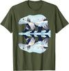 Polar Wildlife Fan Lover Nature Polar Bear Arctic Wildlife Nature Lover Animal Art Kids T-Shirt - Olive Green
