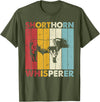 Shorthorn Gift for Men, Women & Kids Cattle Dad Mom Cow Whisperer - Farmer Breeder Shorthorn T-Shirt - Olive Green