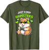 Boys Hamster T-Shirt - Olive Green