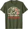 Right to Arm Bears Meme Funny Design Tees I Support the Right to Keep and Arm Bears Funny Meme Design T-Shirt - Olive Green