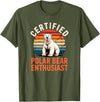 Polar Bear Shirts & Gifts Polar Bear T-Shirt - Olive Green