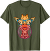 BoredKoalas Giraffe Giraffe Glases Bubblegum Funny Animal Chewing Gum Girls T-Shirt - Olive Green