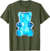 Urban Empyre Blue Gummy Bear Candy T-Shirt - Olive Green