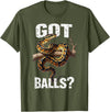Royal Ball Python Supplies Snake Owner Herpetology Funny Ball Python Lover Balls Reptile Keeper Snake Owners T-Shirt - Olive