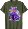 Cute Hamster Art for Men Women Kids Syrian Hamster Lover T-Shirt - Olive Green