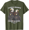 Jackie and Shadow Bald Eagle Family Tee Jackie and Shadow Sunny and Gizmo Big Bear Lake 2025 T-Shirt - Olive Green