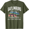 Gatlinburg Family Vacation Tees Family Vacation Mountains Gatlinburg Tennessee Bear Souvenir T-Shirt - Olive Green