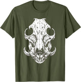 Hog Hunter Skull Co. Hog Hunter Skull Hunting Wild Hog Pigs T-Shirt - Olive Green