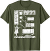 Vintage Fairy Tale Shirts The 3 Bears Vintage Goldilocks Retro Fairy Tale T-Shirt - Olive Green