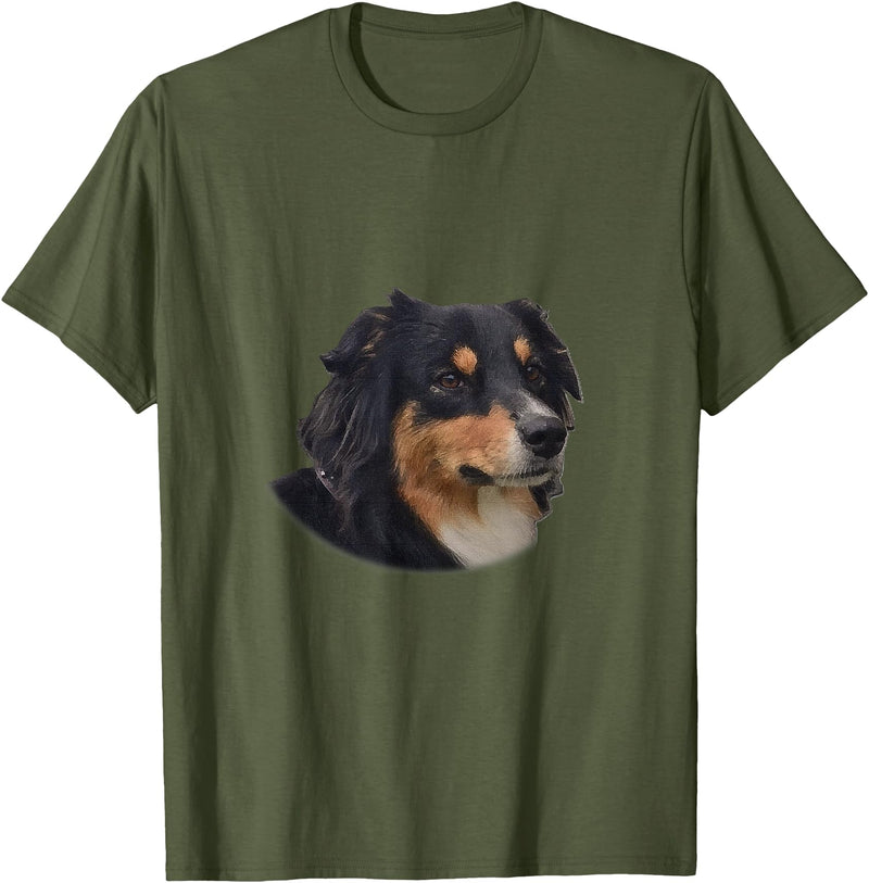 Grizzly/Doudy Dog T-Shirt - Olive Green