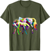 Clothing25 Horses! T-Shirt - Olive Green
