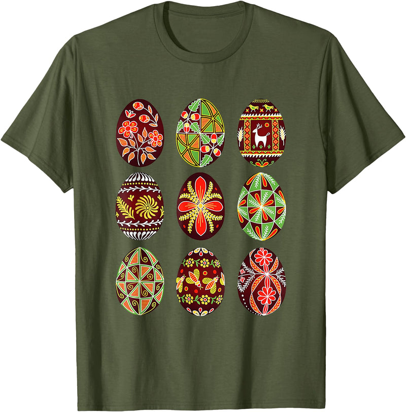 Unisex Black Cotton Polyester Small Classic Fit Round Neck T-Shirt in Olive Green