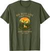 Big Bear Lake Eagles California Big Bear Lake California Eagles Jackie and Shadow T-Shirt - Olive Green