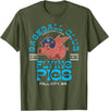 Retro Minor League Baseball Team Apparel Fall City Flying Pigs Retro Minor League Baseball Team T-Shirt - Olive Green