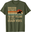 Horse Girl Equestrian Riding T-Shirt Gift Co Horse Trainer Im Not Yelling Love Horse Riding Equestrian T-Shirt - Olive Green