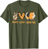 Funny Guinea Pig Lover Peace Love Guinea Pigs Cute Guinea Pig Lover T-Shirt - Olive Green