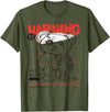 Prototype Robot Teddy Bear Funny T-Shirt - Olive Green