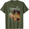 Cute and Funny Hampter Hamster Dunk Meme Pet Owners T-Shirt - Olive Green