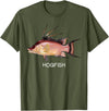 Hogfish Gift Co. Hogfish Saltwater Game Fish T-Shirt - Olive Green