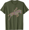 Cute Horse Owner Gifts Horses Girls Women Rider Horse T-Shirt - Olive Green