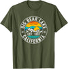 Vintage Style Big Bear Lake Retro 70s 80s Big Bear Lake California CA T-Shirt - Olive Green