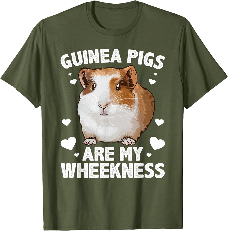 Guinea Pig Gift Guinea Pig Accessories & Stuff Funny Guinea Pig Design For Men Women Kids Guinea Pig Lovers T-Shirt - Olive Green